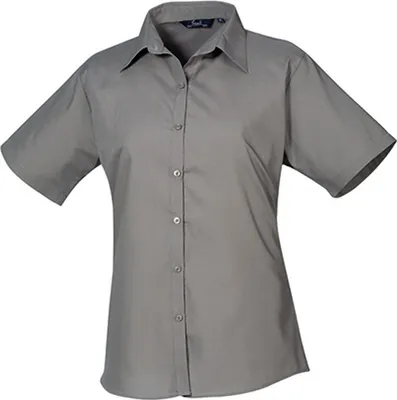 Zdjęcie produktu dla Bluzka damska Premier Workwear Poplin z krótkim rękawem