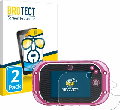 Produktbild von 2x Für Vtech Kidizoom Touch 5.0 2018 Schutzfolie BROTECT Displayschutz Display Schutz Folie Klar Transparent