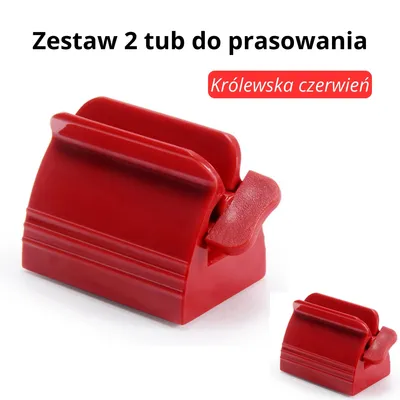 Zdjęcie produktu dla Zestaw 2 wyciskaczy do tubek – Ręczny dozownik pasty i wyciskarka z tworzywa – Wielokrotnego użytku i trwała konstrukcja