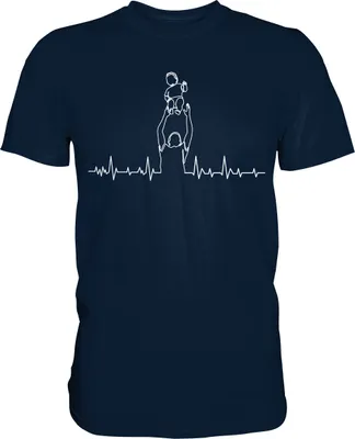 Produktbild von Papa Sohn Herzschlag Vatertag Bester Vater T-Shirt – Navy / 4XL