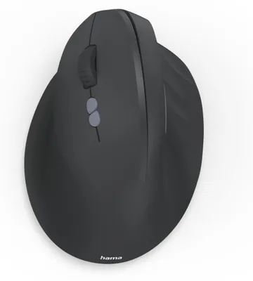 Zdjęcie produktu dla Hama EWM-600L, Po lewej stronie, Projekt pionowy, Optyczny, RF Wireless + Bluetooth, 1800 DPI, Czarny