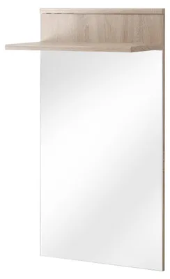 Produktbild von Luxus Kleiderständer Flur Spiegel Garderobenständer Holz Einrichtung Design