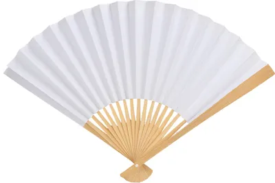 Produktbild von Faltlüfter weißer Papierlüfter, Holz schreiben Malerei