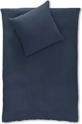 Produktbild von jildatex Musselin Bettwäsche Medina 100% Baumwolle (dunkelblau)