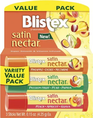 Obrázok produktu pre Blistex | 3 balenia, balzam na pery, hydratačný, ochrana pred chladom, ochranný, ideálny na zimu | ovocný mix - 3 x 4,25 g