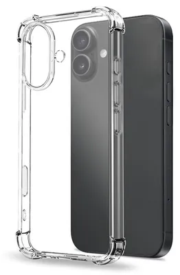 Immagine prodotto di Custodia protettiva in silicone e TPU antiurto per Apple iPhone 17, trasparente