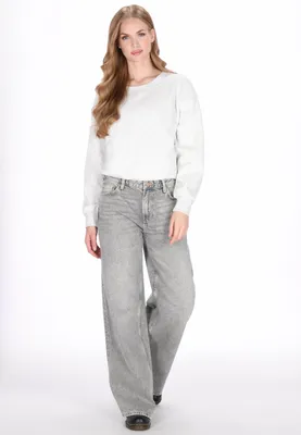Immagine prodotto di Felpa da donna SAPORTA - colore bianco sporco mélange, taglia S