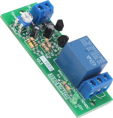 Zdjęcie produktu dla Moduł przekaźnika czasowego Przełącznik opóźniający Sprzęt elektroniczny o wysokiej dokładności QF1023-A-10M 0-10 minutDC5V