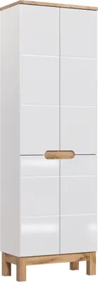 Obrázok produktu pre Vysoká kúpeľňová skrinka so 4 dvierkami - moderný kus nábytku do interiéru