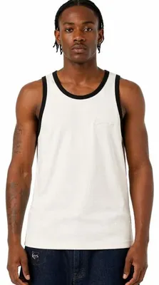Image de Débardeur pour homme Karl Kani Signature Waffle Tank Top White - M