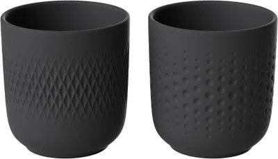 Produktbild von Villeroy & Boch Becher-Set MANUFACTURE  schwarz