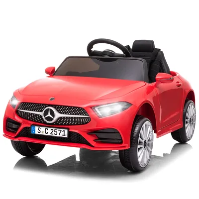 Produktbild von FCH Elektroauto Kinderauto Mercedes-Benz CLS 350, Kinder-Elektroauto mit 2,4G Fernbedienung ,12V,2x25W Motoren,Rot