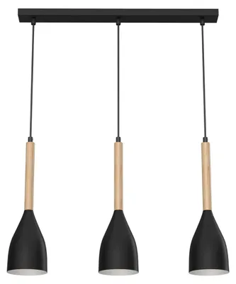 Productafbeelding van Drie-lichts hanglamp op rail, model MUZA 9739, merk Luminex