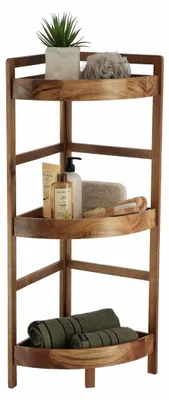 Produktbild von Tendance Eckschrank - 3 Einlegeboden - Holz - 85 x 29 cm - Aufbewahrungsschrank