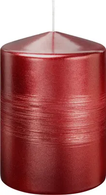 Produktbild von Kerzen Finesse Rubin-Metallic 100 x Ø 68 mm 4er Set