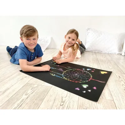 Produktbild von Beleduc 53051, Rubbelkarte für Kinder, 4 Jahr(e), Bambus, Papier, Schwarz