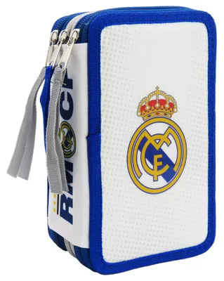 Image de Trousse Real Madrid à 3 compartiments avec contenu