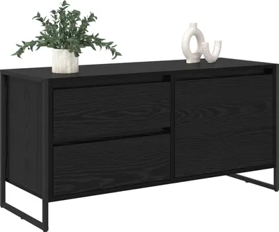 Obrázek produktu pro Televizní skříň Černý dub 100 x 36 x 49.5 cm kompozitní dřevo