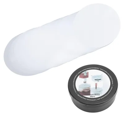 Produktbild von 50 Stück Uhrenschutzfolie, transparent, verhindert Kratzer, Nadelhebepad, ultradünn, Schmuckschutz, 60 x 0,06 mm