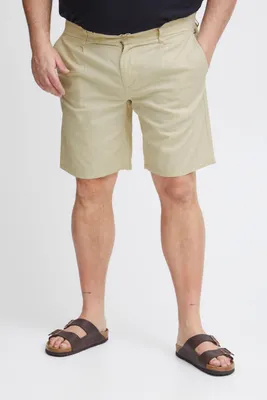 Produktbild von Blend BHBShorts Herren Shorts kurze Hose aus Leinenmix mit Gürtelschlaufen Eingrifftaschen