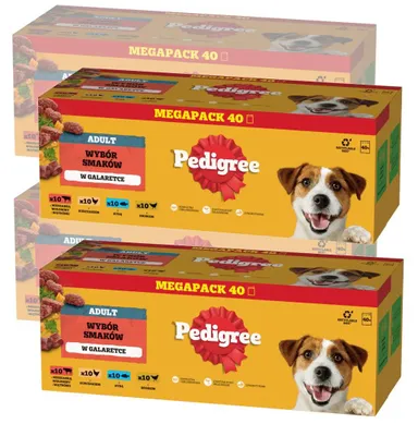 Zdjęcie produktu dla PEDIGREE Wybór Smaków w Galaretce 160 x100g saszetki Karma mokra dla psa