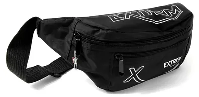 Image de Bag Street Femme Homme Sac banane noir nylon 28x9x12 D2OTJ508S