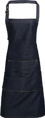 Produktbild von Premier Jeans Stitch Schürze RW5529 (Einheitsgröße) (Indigo Denim)