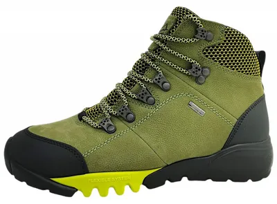 Image de Chaussures de randonnée pour femmes Waldläufer H-Amiata, bottines à lacets, couleur verte, pour le quotidien