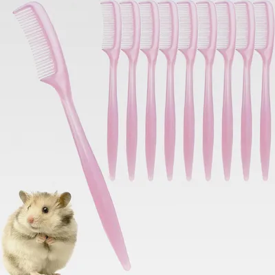 Produktbild von Spezialbürste für Kaninchen und andere Kleintiere, 10 Kämme für Kaninchen, Bürste für Hamster und Chinchilla, für Frettchen wie