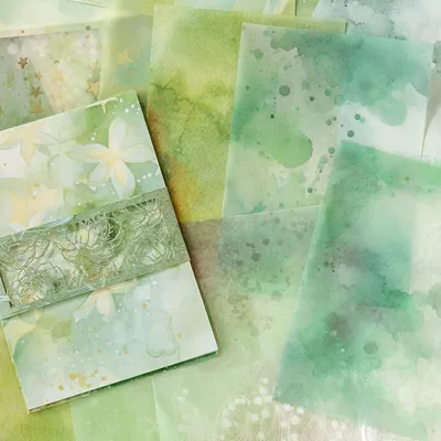 Produktbild von Scrapbook Papierset, 60 Blatt, verschiedene Designs, für DIY Bastelprojekte