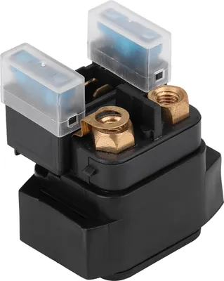 Zdjęcie produktu dla Czarny przekaźnik rozrusznika, zamiennik elektromagnesu do pojazdów terenowych (ATV) Yamaha 350/400/450