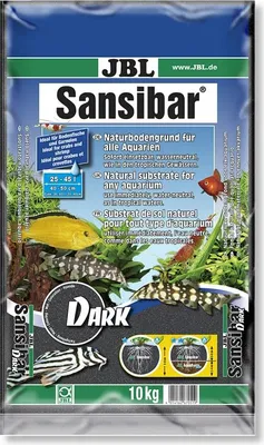 Produktbild von JBL Sansibar Dark 10kg - schwarzes Substrat für Süßwasser- und Meerwasseraquarien JBL