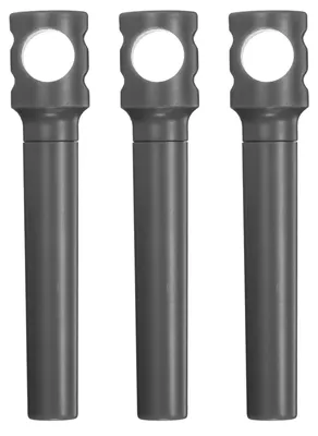 3er-Set Korkenzieher, 10,9 cm, tragbarer Weinöffner, schwarz