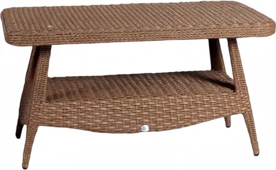 Produktbild von Couchtisch Luxus Kaffeetisch Sofatisch Beistelltisch Hochwertig Rattan Braun