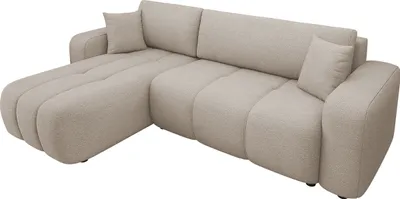 Produktbild von MIRJAN24 Ecksofa Furyn, Wohnzimmer Eckcouch mit Bettkasten und Schlaffunktion, L-Form, Seite Universal (Farbe: Velo 623)