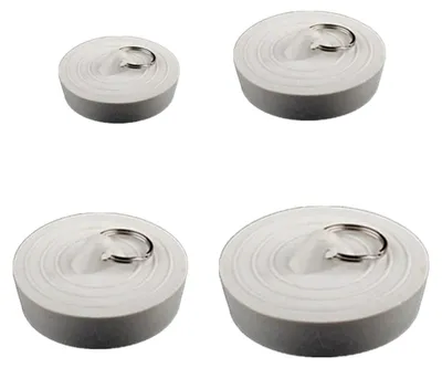 Produktbild von Badewannenstöpsel, 4 Stück Gummi Waschbecken Stopper, universelle Abflussstopfen für Badewanne, Küche und Badezimmer, 4 Größen