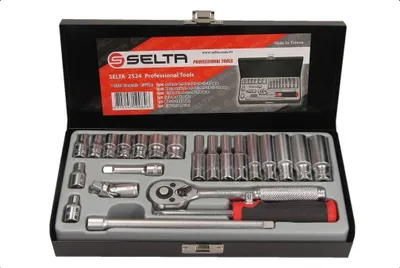 Produktbild von SELTA Werkzeug-Set SE-2524 Chrom-Vanadium-Stahl