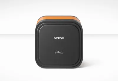 Produktbild von Brother PT-E920BT, TZe, Wärmeübertragung, 360 x 360 DPI, 20 mm/sek, Kabellos, Schwarz, Orange