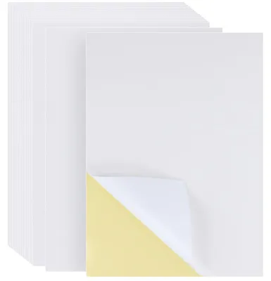 Produktbild von Stickerpapier 500 Blätter A4 - Selbstklebende Etiketten - Für Inkjet/Laserprinter