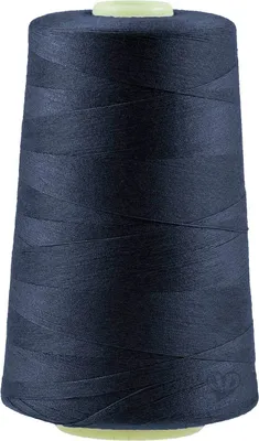 Produktbild von 4572m Qualitäts Overlock-Garn Overlock-Nähgarn  Farbe 781 - 820, Farbe:A805 schwarzblau