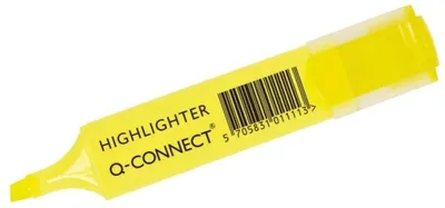 Produktbild von Textmarker Keilspitze 2-5 mm gelb Packung mit 10 Stück