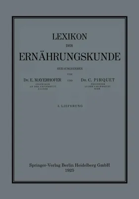 Produktbild von Lexikon der Ernährungskunde