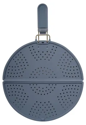 Spatzschutz faltbar Silikon 30 cm grau