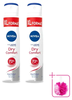 Produktbild von 2 x NIVEA Deospray Dry Comfort - 250 ml - Sparpackung - 2 Stücke