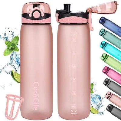 Productafbeelding van 1 Litre Drinkfles met Filter en BPA-vrij