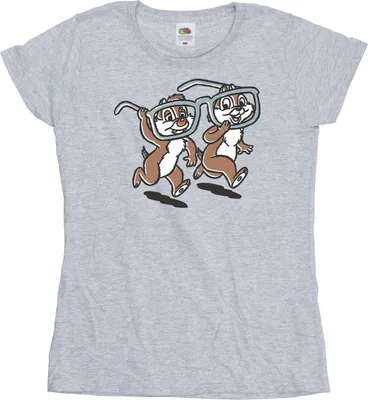 Produktbild von Disney - "Chip 'n Dale" T-Shirt für Damen BI51375 (L) (Grau)