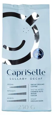 Produktbild von Koffeinfreier gemahlener Kaffee Caprisette Lullaby Decaf, 250 g