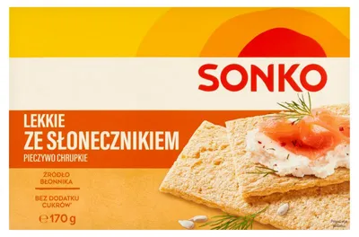 Produktbild von Sonko Leichtes Knäckebrot mit Sonnenblumenkernen 170 g