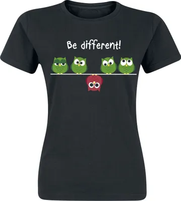 Produktbild von Be Different! T-Shirt Damen  schwarz S