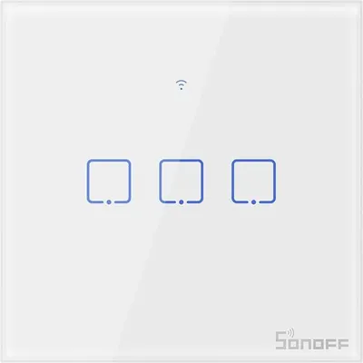 Produktbild von Smart Switch WiFi + RF 433 Sonoff T1 EU TX (3-Kanal)